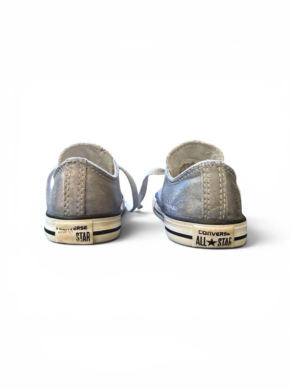 Converse All-Star Kids Low Top Sneakers in Silver / Hologram